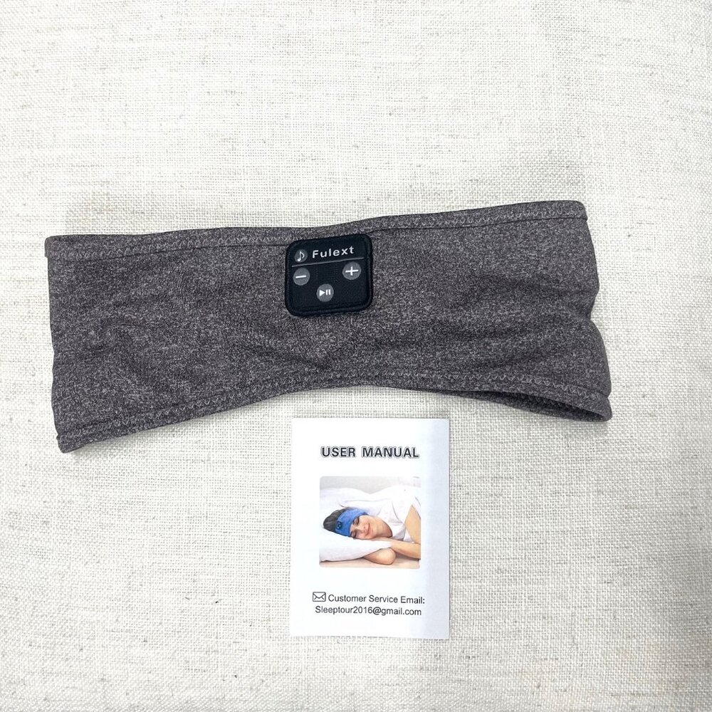 Fulext Bluetooth Headband/Sleep Headphones, Gray